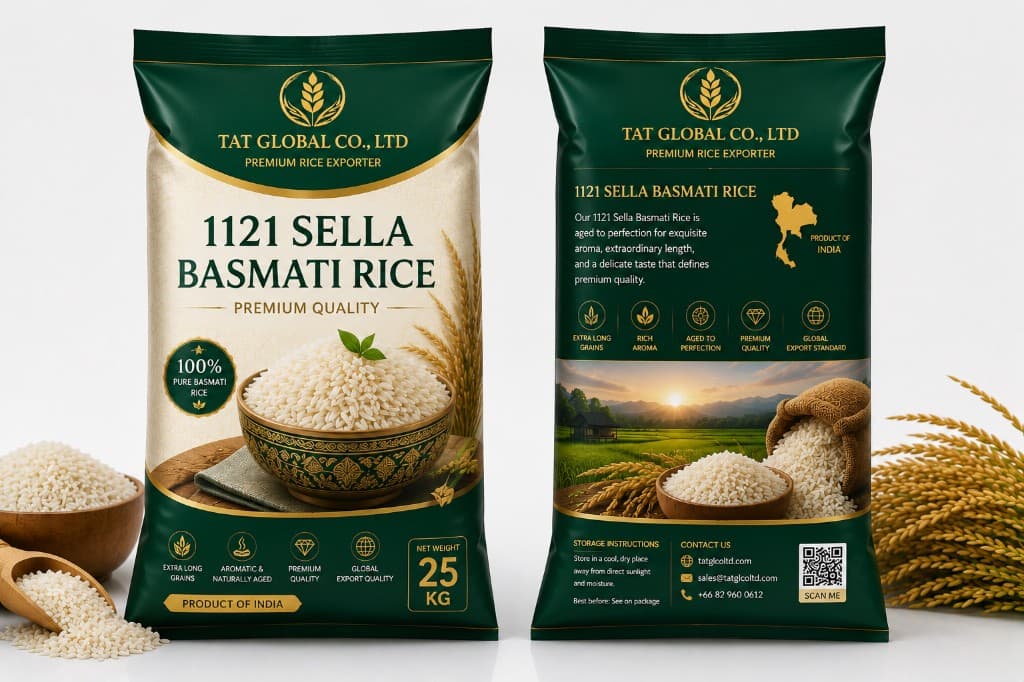 1121 Sella Basmati Rice — Premium Thai rice grains